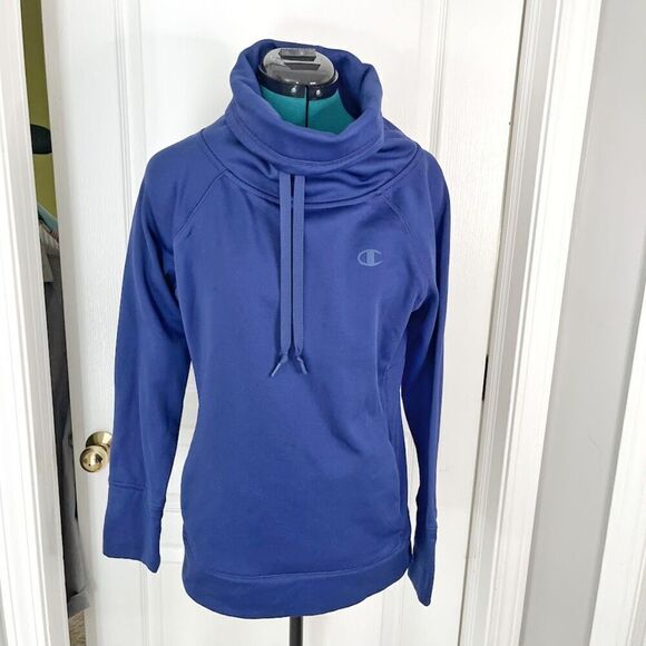 Champion Powertrain Duofold Cowlneck Pocket Long Sleeve Warm Pullover Sweatshirt - Picture 1 of 14